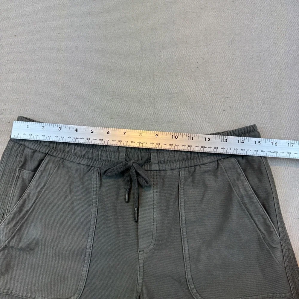 Athleta Charcoal Gray Drawstring Athletic Shorts